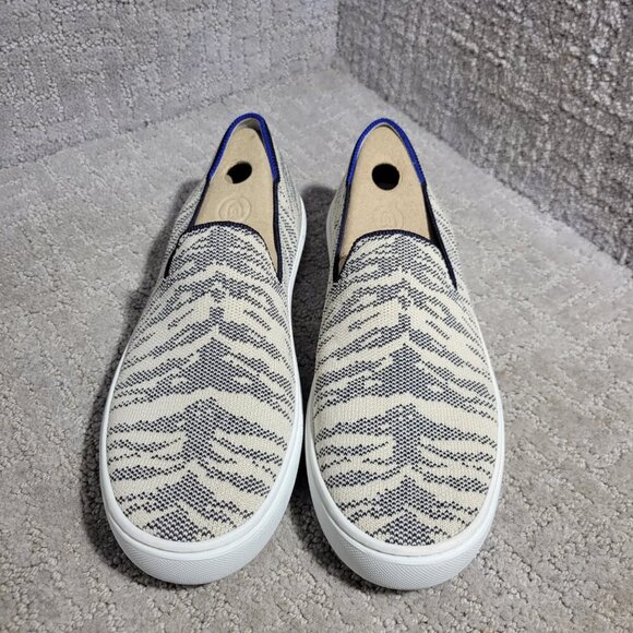 Rothy's The Sneaker Maritime Tiger Stripes Slip On Shoes Women's Multiple Sizes - Picture 3 of 16